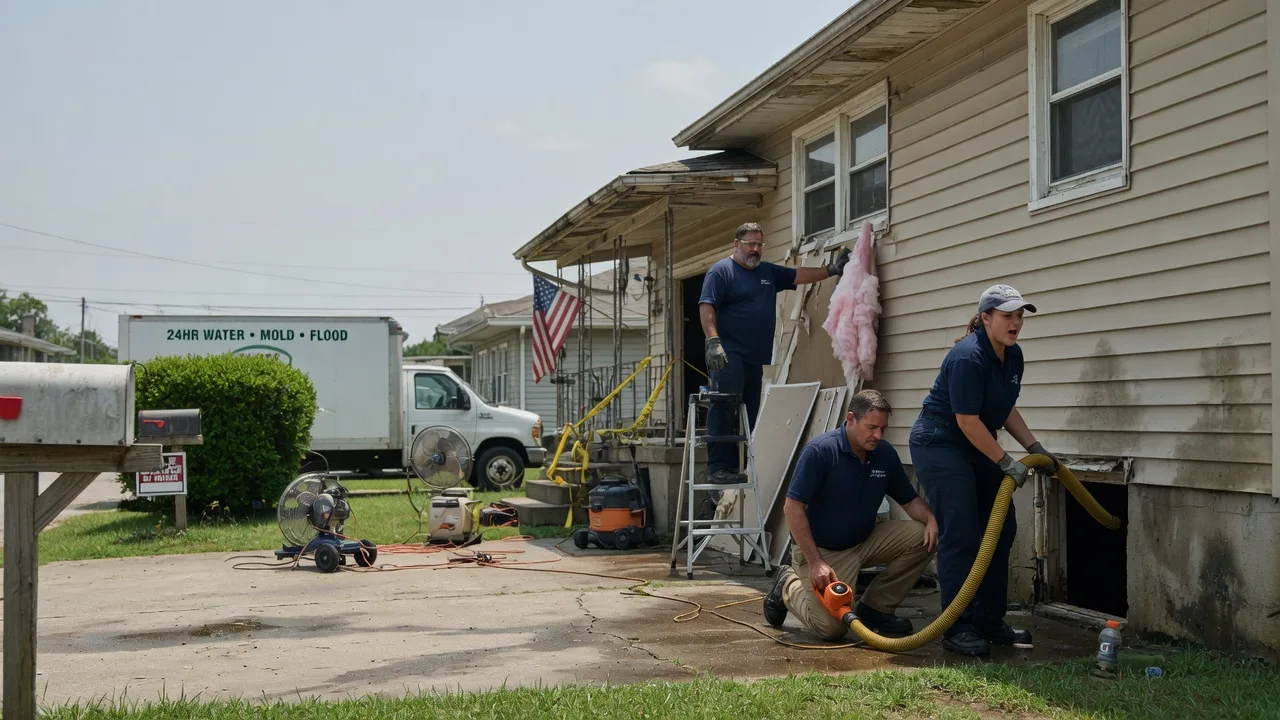 Water Damage Repair in Pittsboro, IN near me